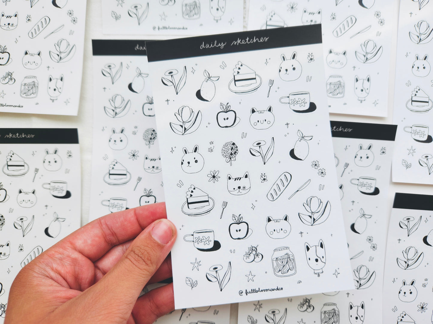 Coffee Break Sticker Sheet - Daily Sketches