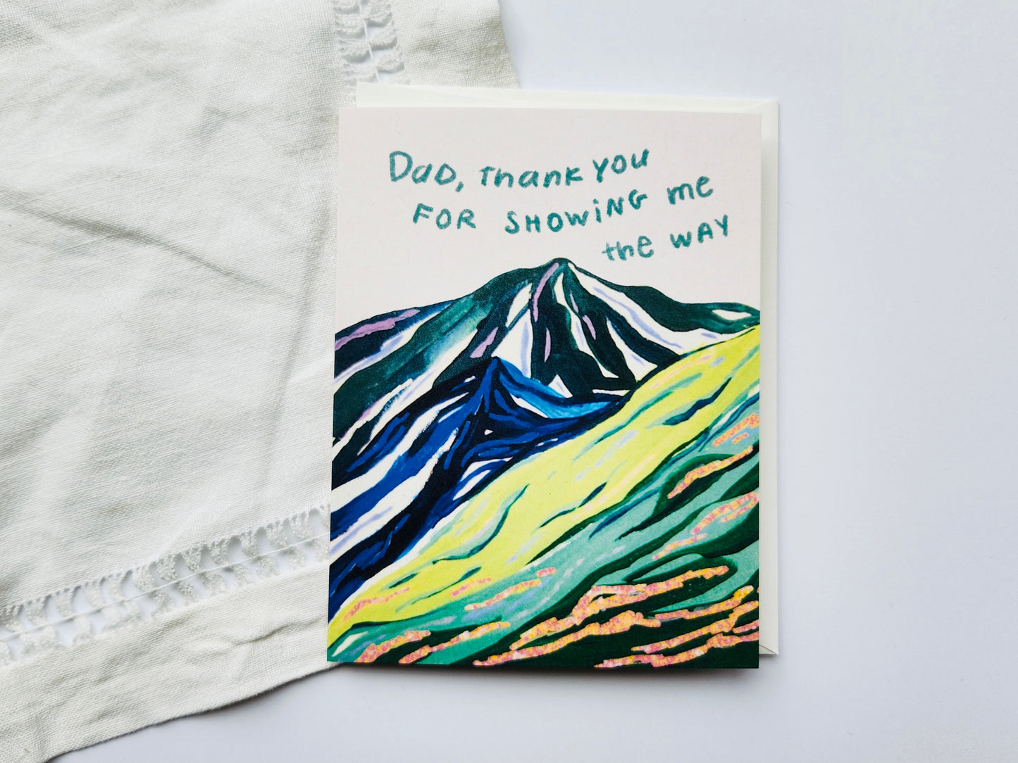 Thank You Dad Hiking Father's Day Greeting Card