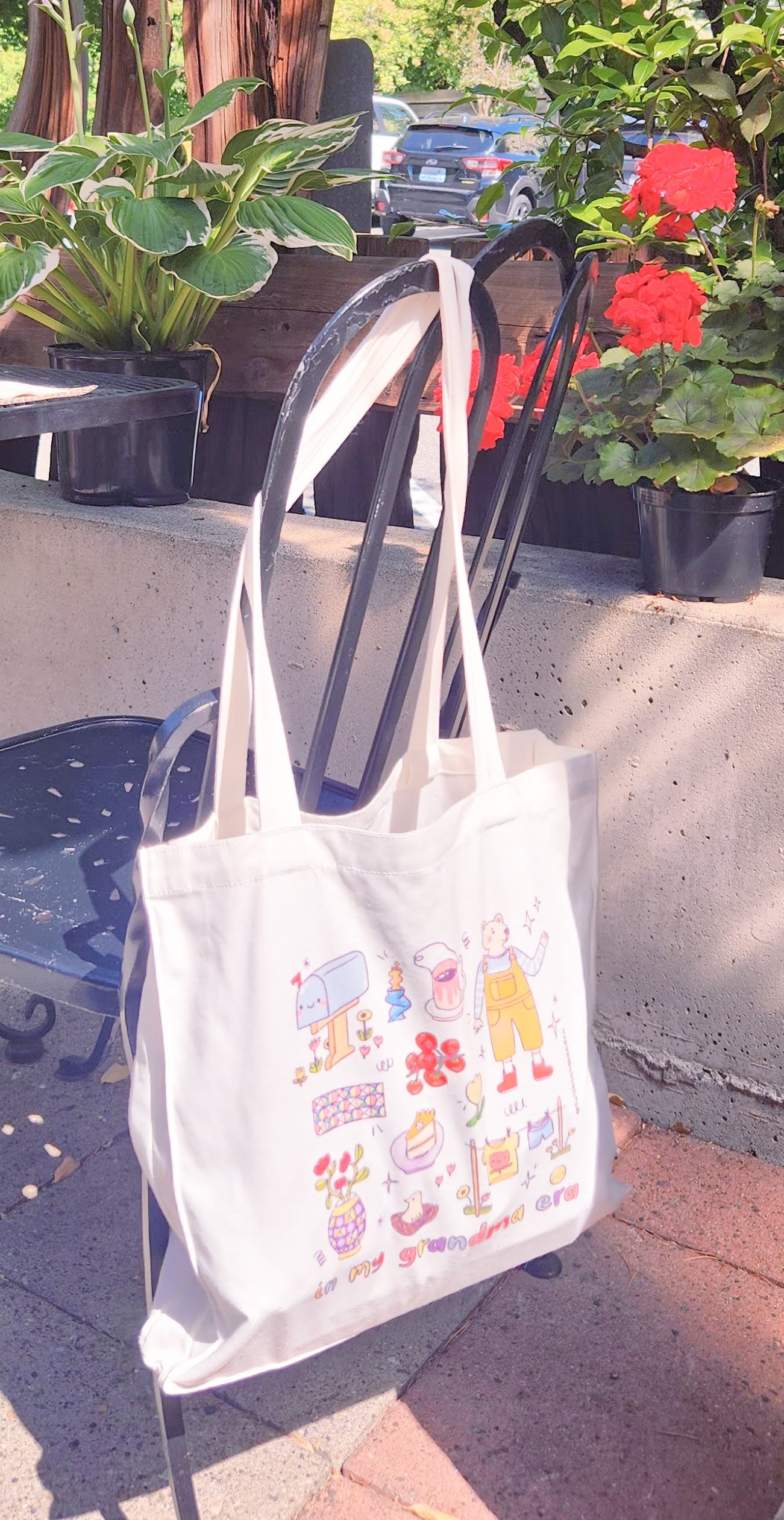 What Happens at Grandma's... Tote good Bag