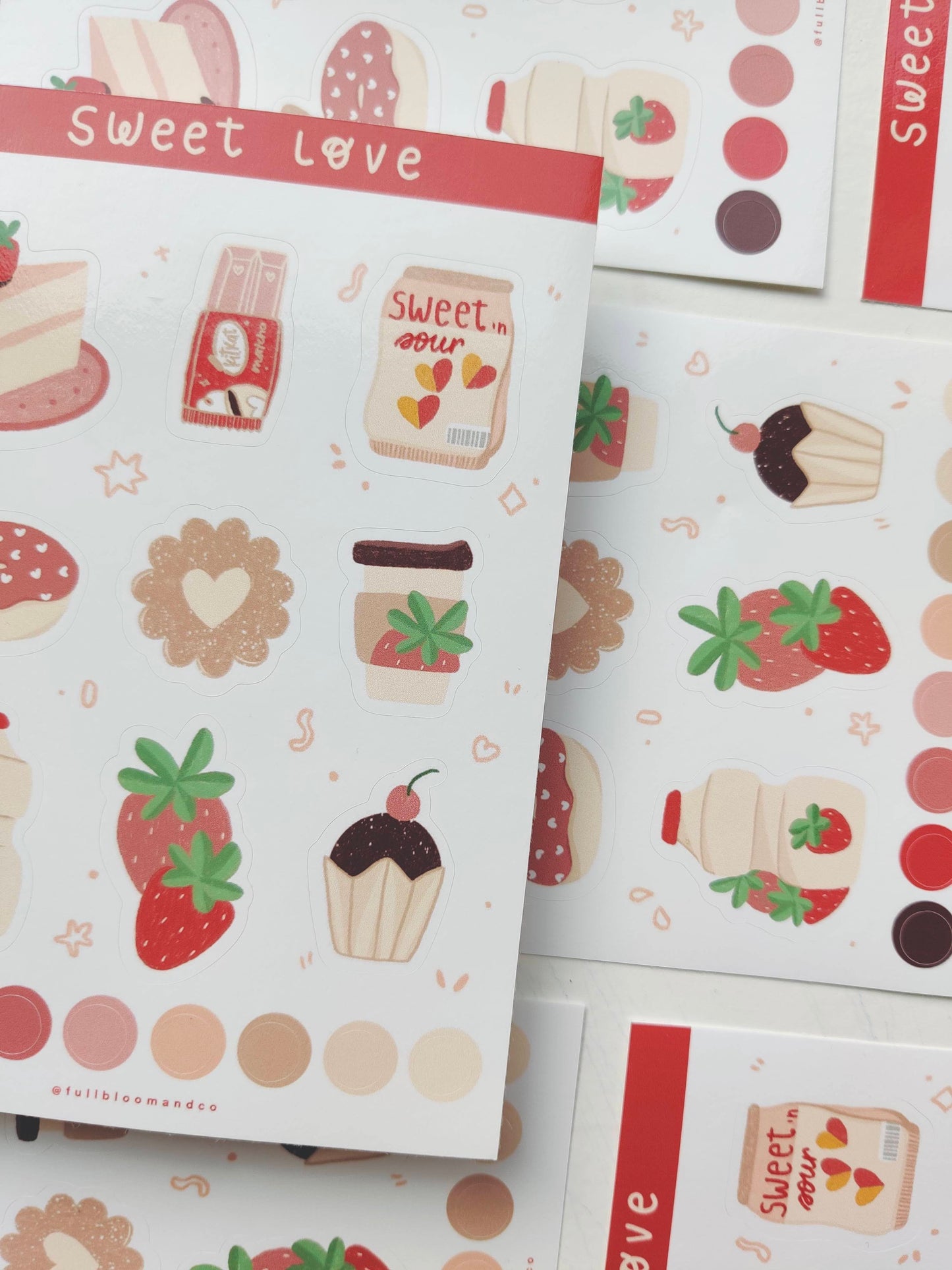 Sweet Snacks Sticker Sheet