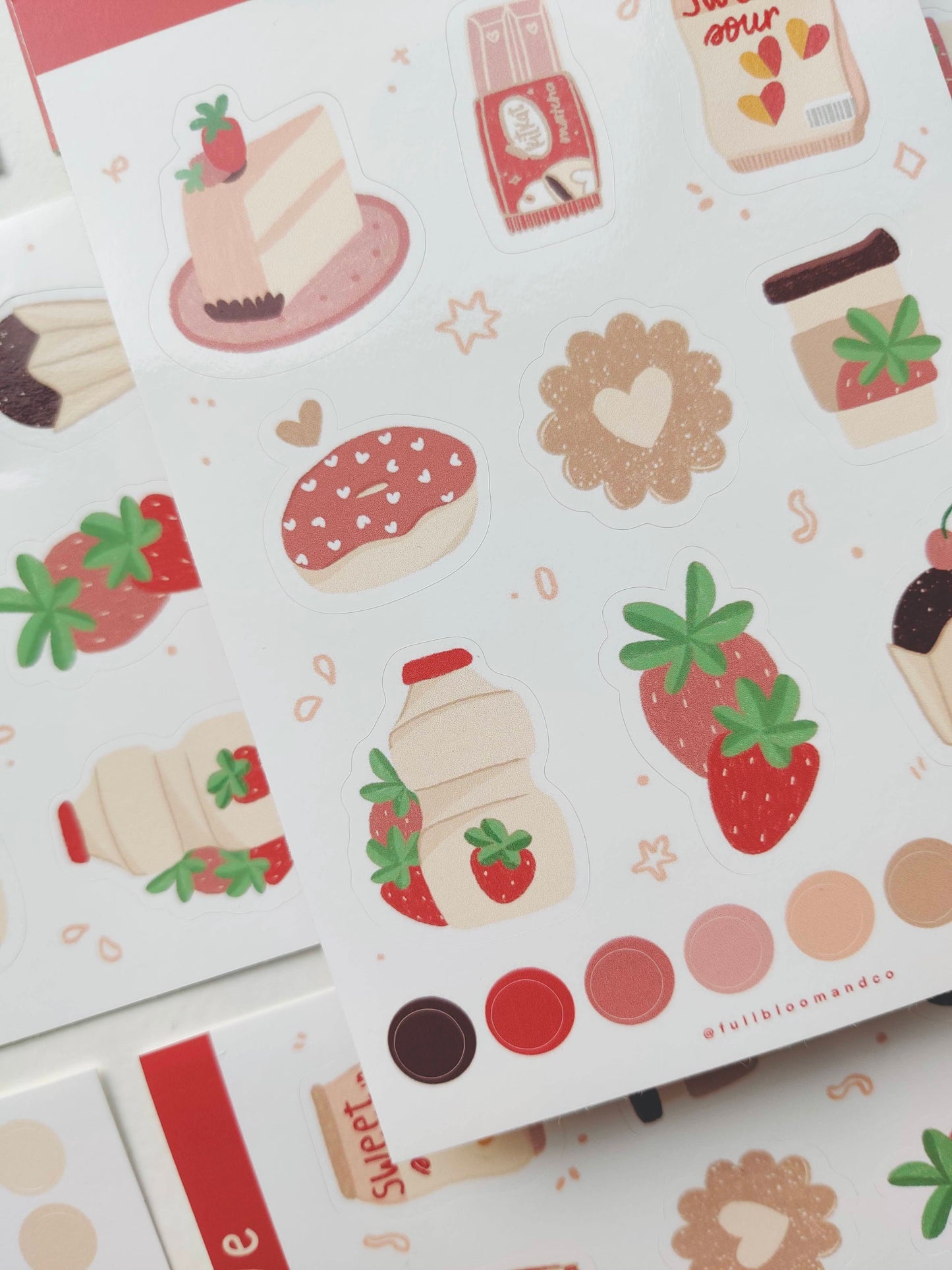 Sweet Snacks Sticker Sheet