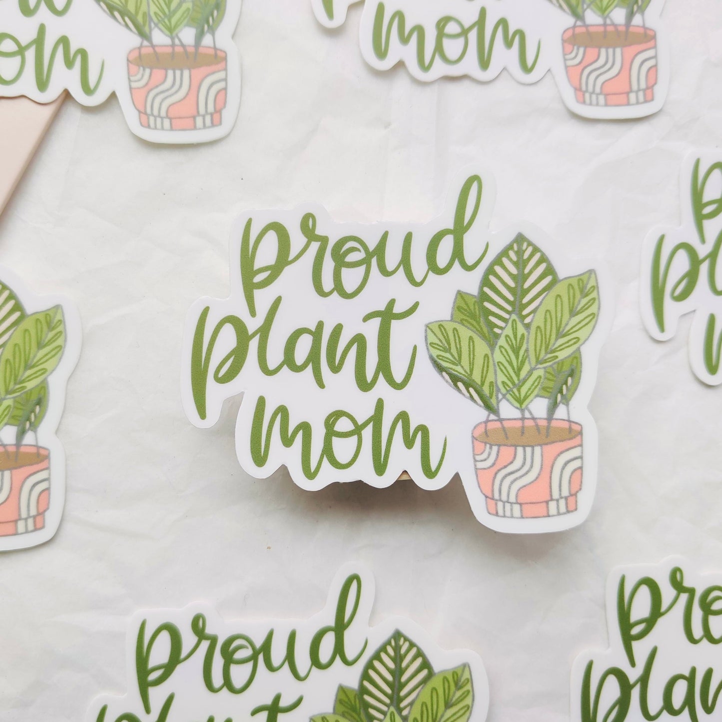 Proud Plant Mom Vinyl Sticker