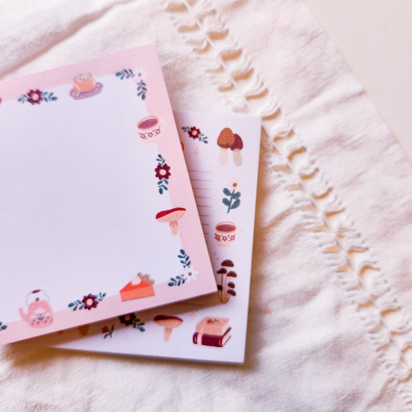 Cozy Fall Memo Pad - Blank or Lined