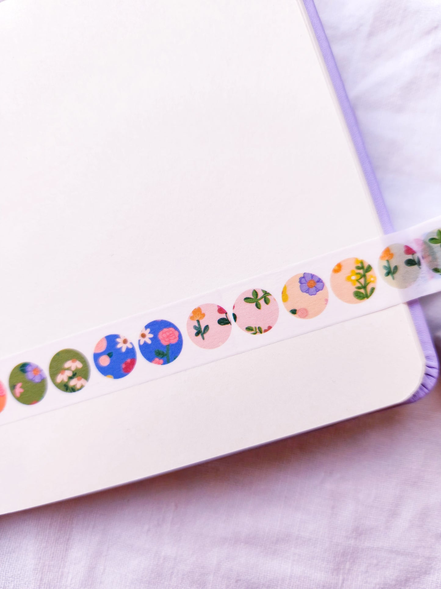 Spring Flowers' Rounds Washi Tape